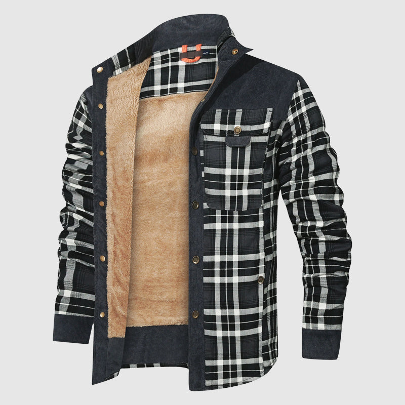 Stilla | Checkered Sherpa Outdoor Jakke