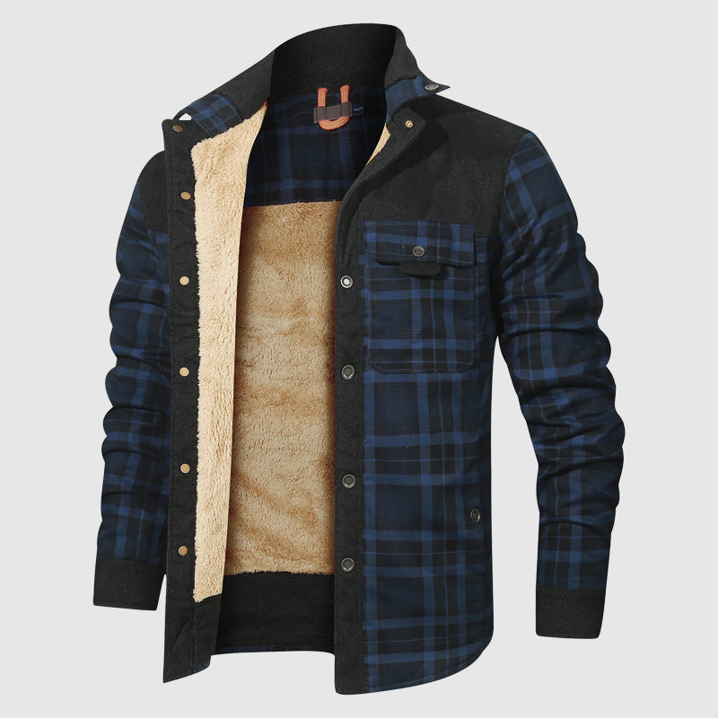 Stilla | Checkered Sherpa Outdoor Jakke