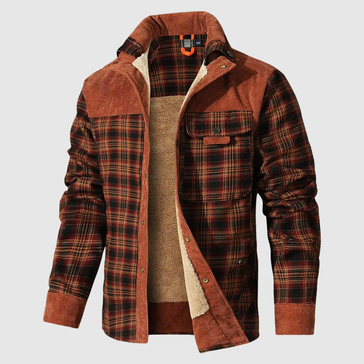 Stilla | Checkered Sherpa Outdoor Jakke