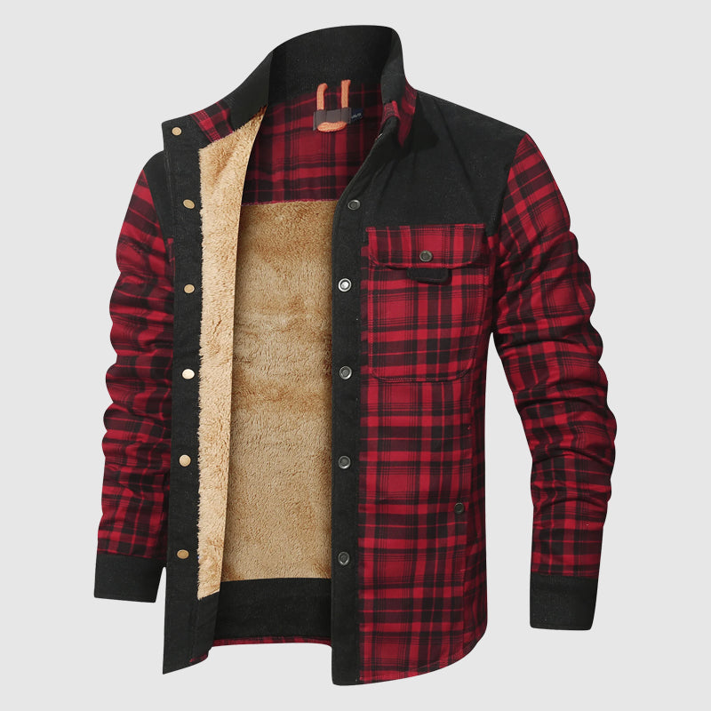 Stilla | Checkered Sherpa Outdoor Jakke