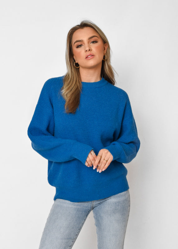Stilla | Møsset Pullover Til Kolde Dage