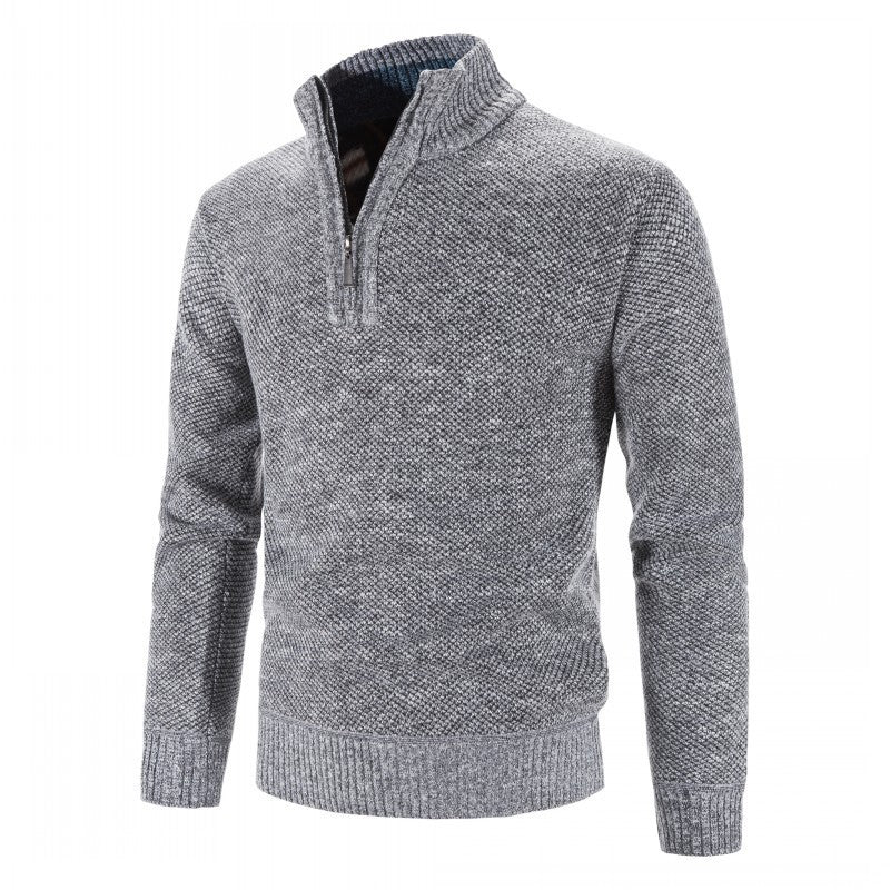 Stilla | Klassisk Lynlås Sweater til Mænd