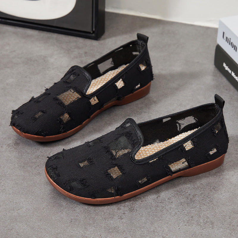 Dame Komfortable Slip-On Fritidsko med fashionable design Stilla