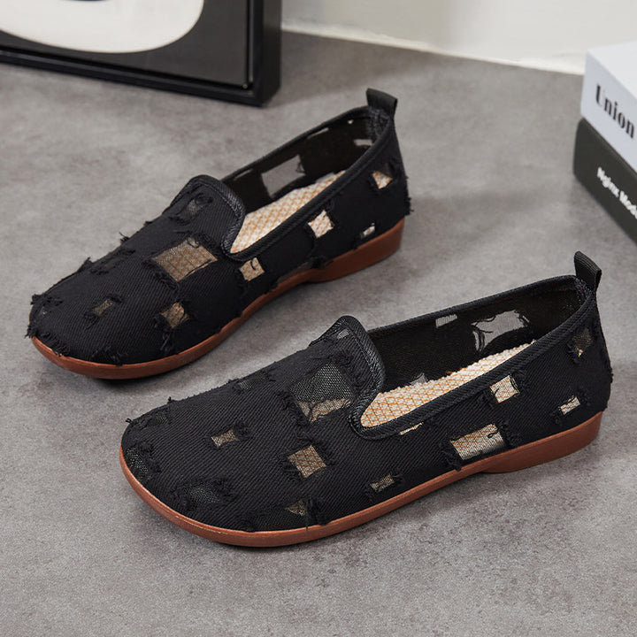 Dame Komfortable Slip-On Fritidsko med fashionable design Stilla