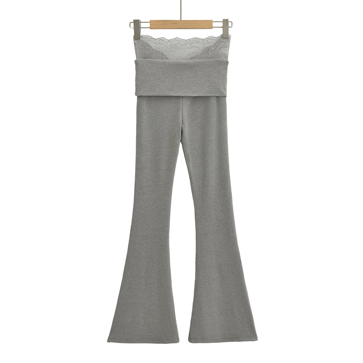 Dame Løs Bootcut Leggings med Spidssnit Stilla