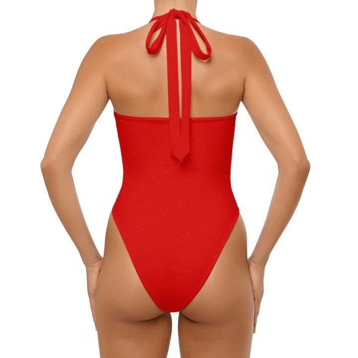 Dame heldragt badedragt med cut-out design Skovae