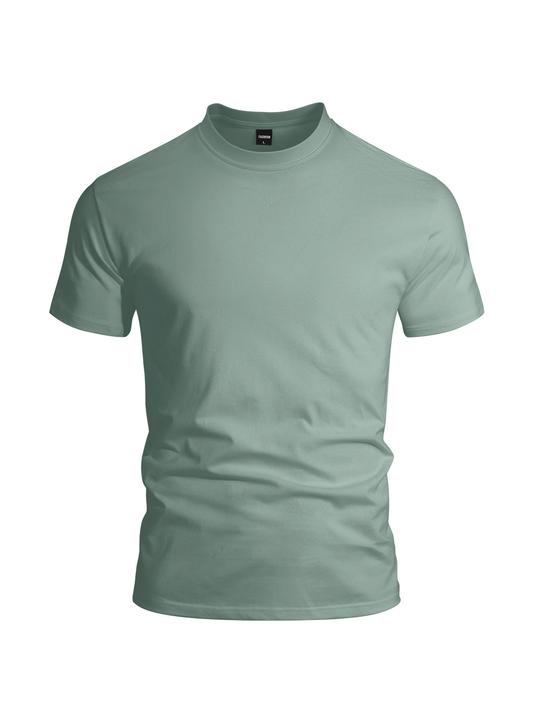 Herrer nan en tætsiddende Rundhalst T-shirt i Singlejersey med forstærket nakke. Skovae