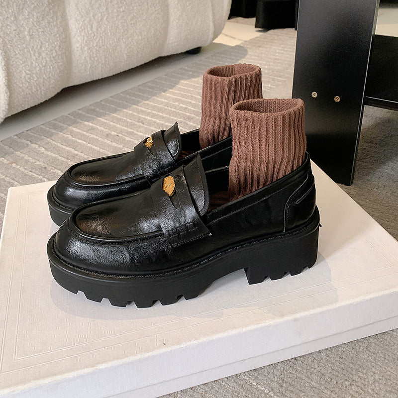 Dame Chunky Loafer-sko med markant sål Stilla