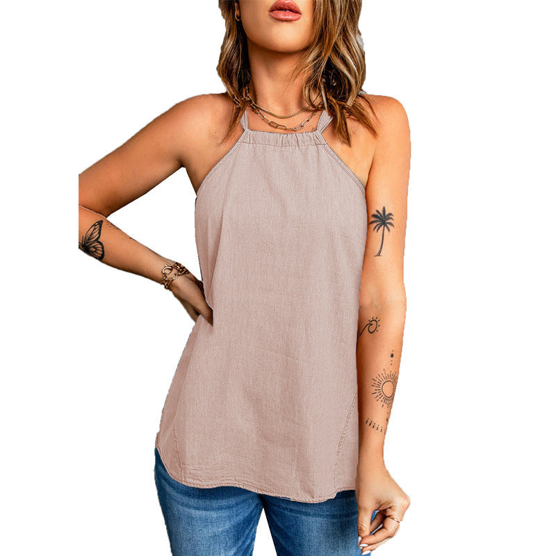 Dame trendy tanktop med afslappet snit og kvalitetsmaterialer Stilla