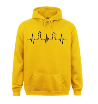 Kvinders Hoodie med Kreativt Skakmotiv Skovae