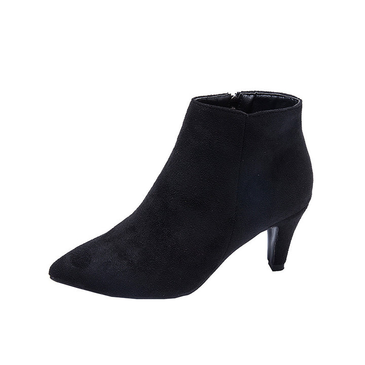 Dame Ankle Boots med stilfuldt leopardmønster og elegant hæl Stilla