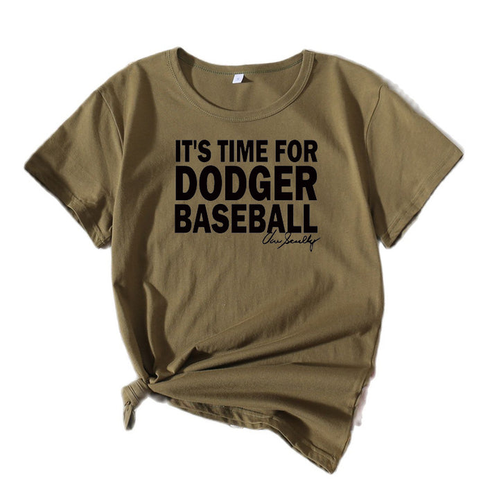 Dame Fritids Sport Grafik T-shirt Stilla