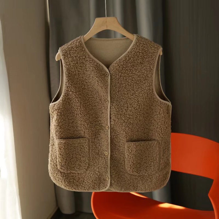 Kvinder Cozy Fleece Vest med Praktiske Lommer Stilla