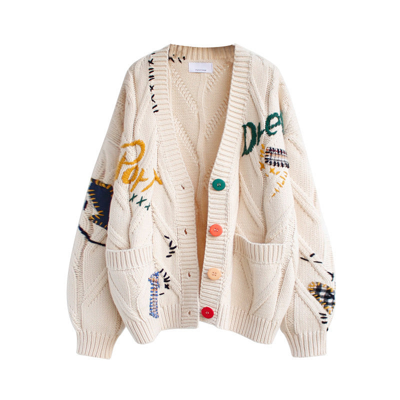 Femme Artistic Overdimensioneret Strikcardigan Stilla