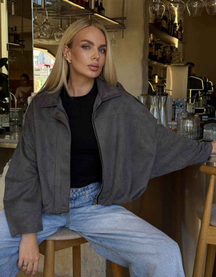 Kvinders Mode Oversized Jakke Skovae