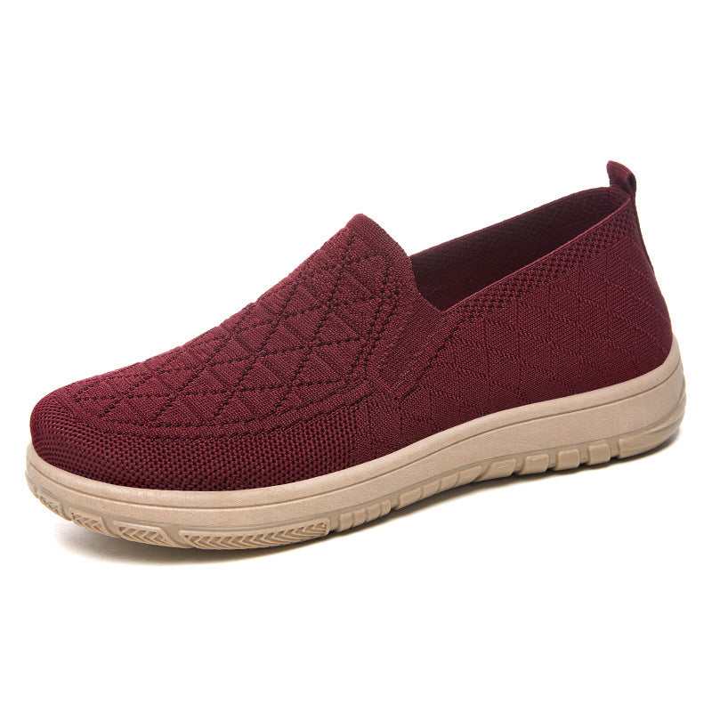 Dame Casual Komfort Slip-On Sneakers med struktureret overdel Stilla