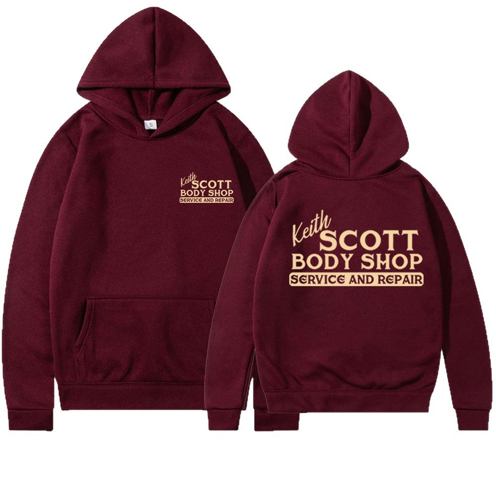 Kvinders hoodie sweatshirt med kreativt print og blødt fleece materiale Skovae