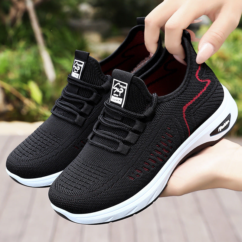 Dame Sporty Sneakers med elastisk overdel og skridsikker sål Stilla
