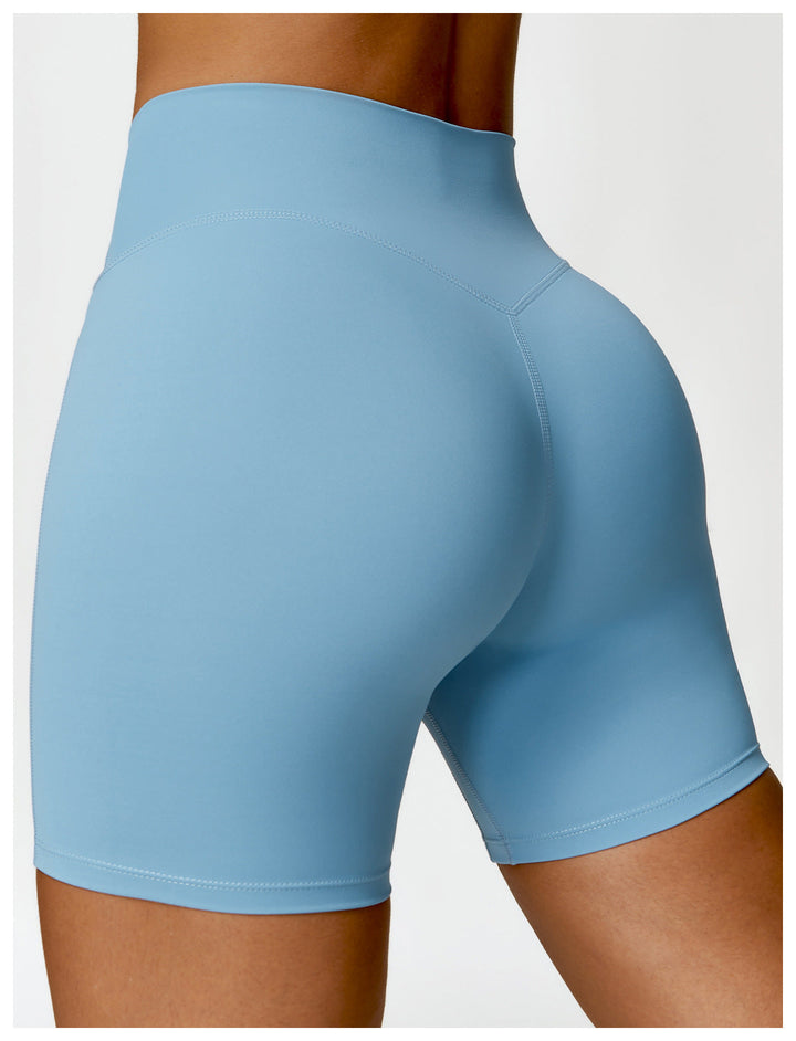 Stilla | Lifting Yoga Shorts Høj Talje Fitnessbukser Til Kvinder Åndbare Tætsiddende Sports Shorts
