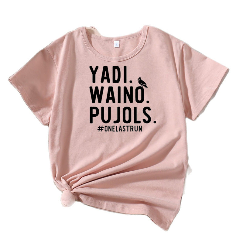 Dame Fritids Grafik T-Shirt Stilla