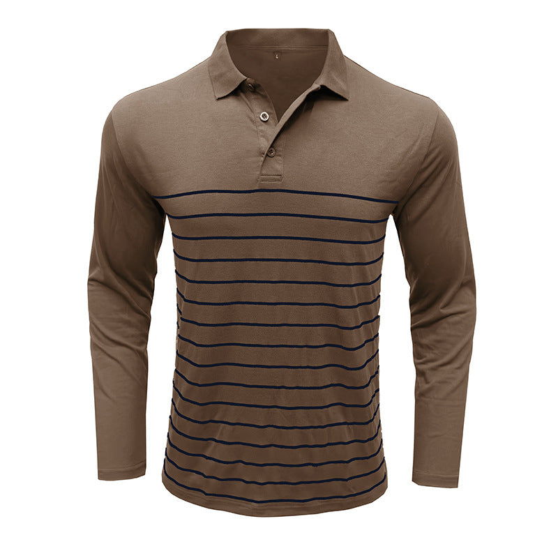 Stilla | Pique Pullover Slim Fit Bomuldsstrik Elegant Stribemønster