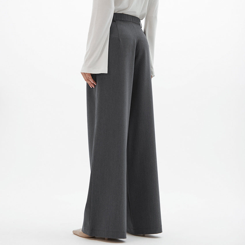Dame Løst skåret højtalje bukser med elegant plissering Stilla