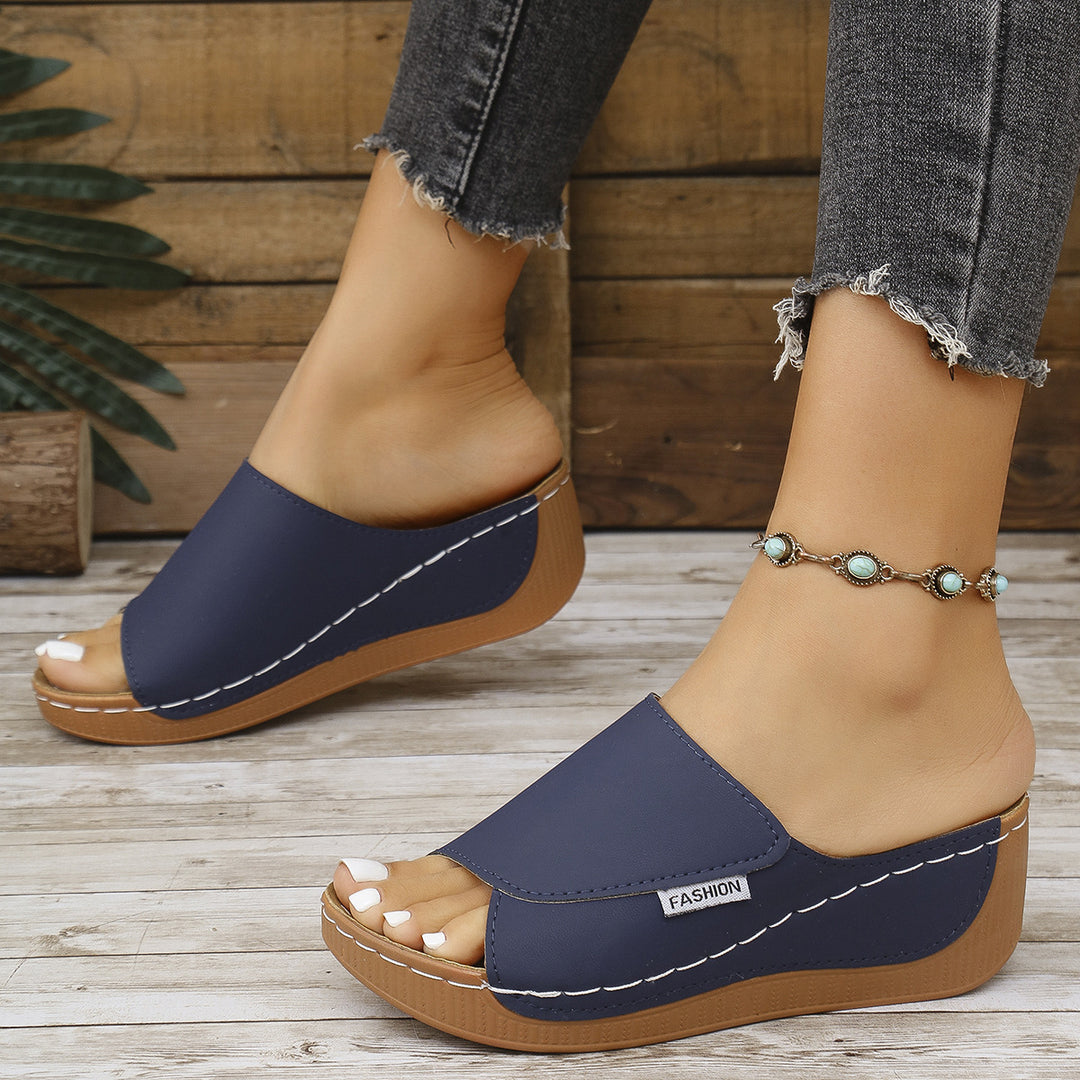 Dame Komfortable Slip-On Pantoletten med ergonomisk fodseng Stilla