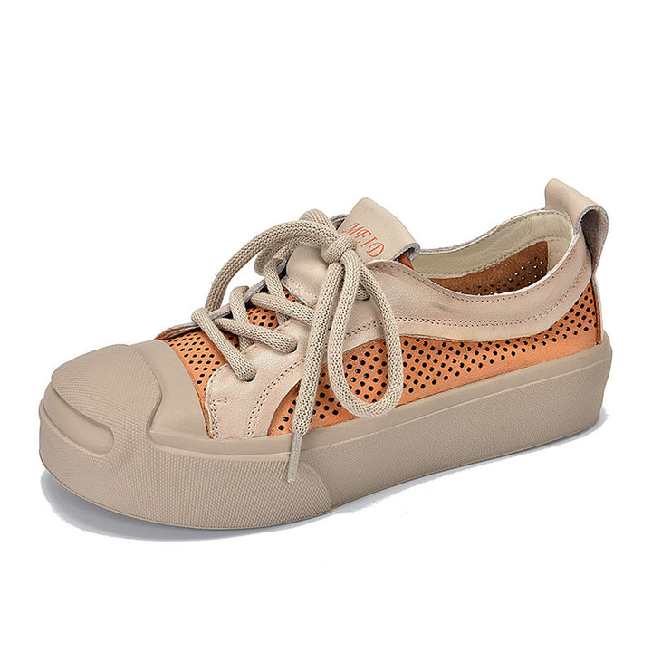 Dame Åndbare Sneakers med perforeret overfladestruktur og fleksibelt design Stilla