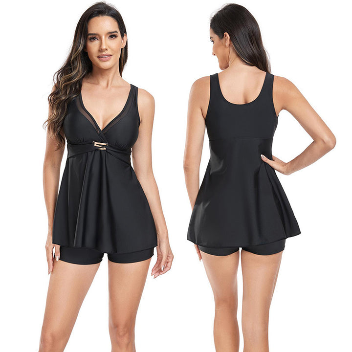 Dame Badetøj Tankini-sæt med elegant snit og støttende bustier Stilla