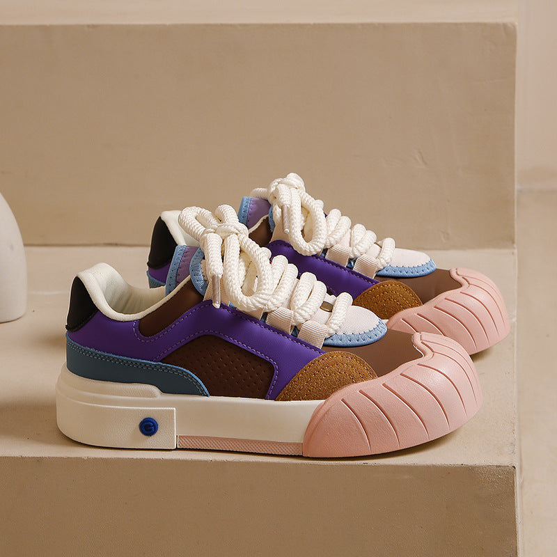 Dame Komfortable Sneakers med farverige accenter Stilla