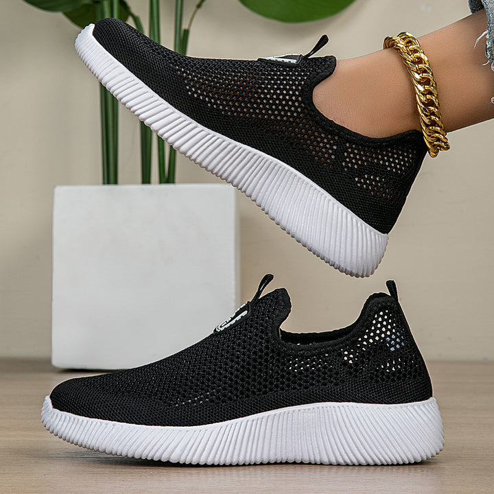Dame Åndbare Mesh Slip-On Sneakers Stilla