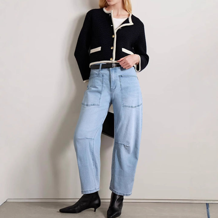 Dame Baggy-jeans i afslappet workwear-stil Stilla