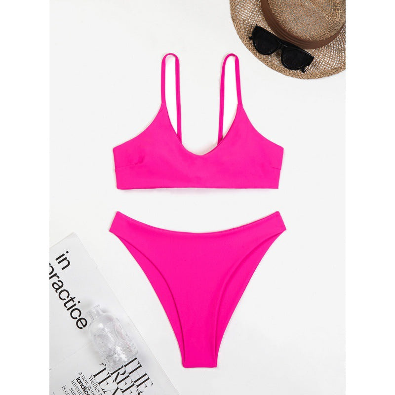 Dame Bikini-sæt med justerbare stropper og moderne snit Skovae