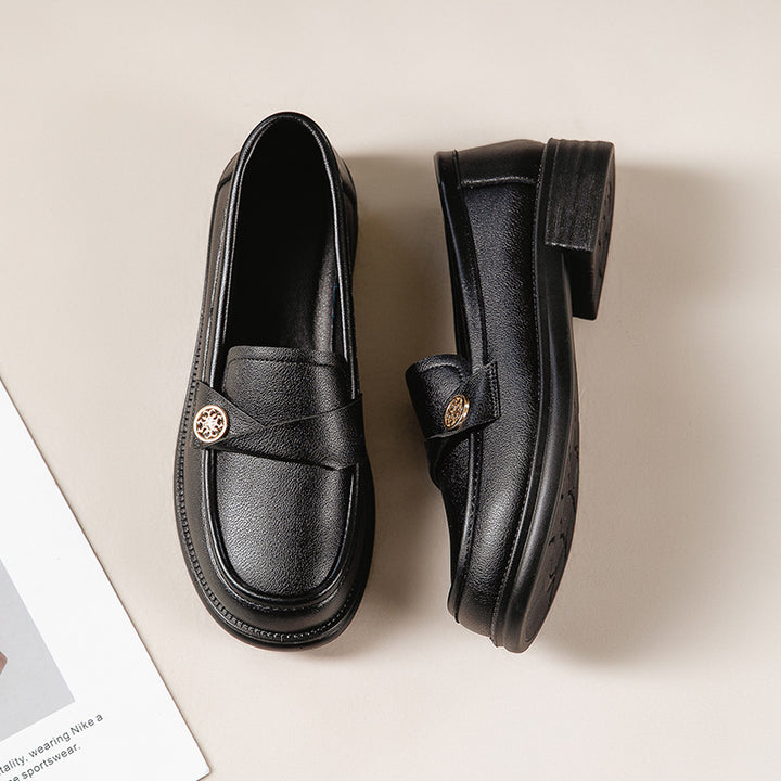 Femme Elegante Læder Slipper Stilla