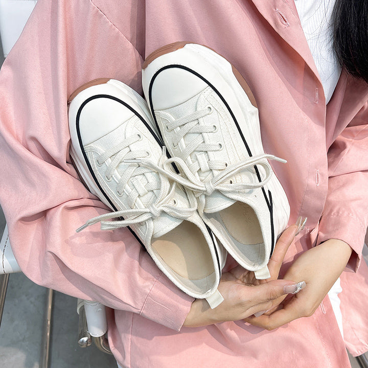 Dame Sneakers i sporty design med polstret sål og åndbart overmateriale Stilla
