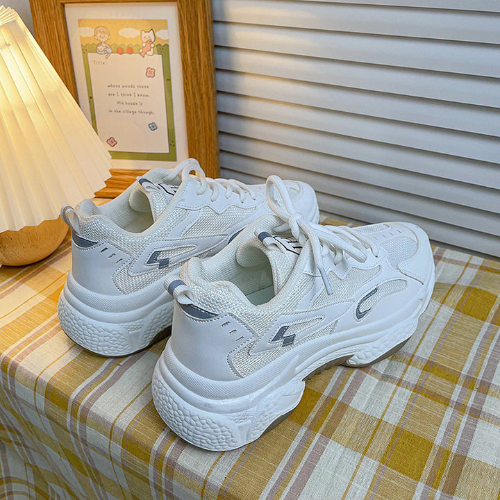 Dame Sporty sneakers med åndbart mesh-overflade og dæmpende sål Stilla