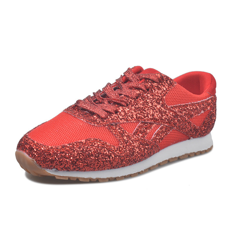 Dame Sneakers med glitrende strassdesign og åndbar overmaterialestruktur Stilla