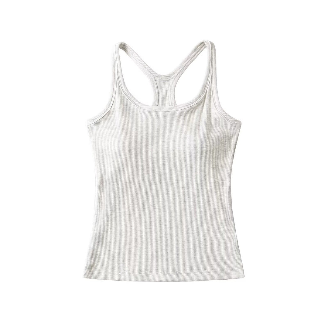 Damer Sporty Tanktop med Racerback-design Stilla
