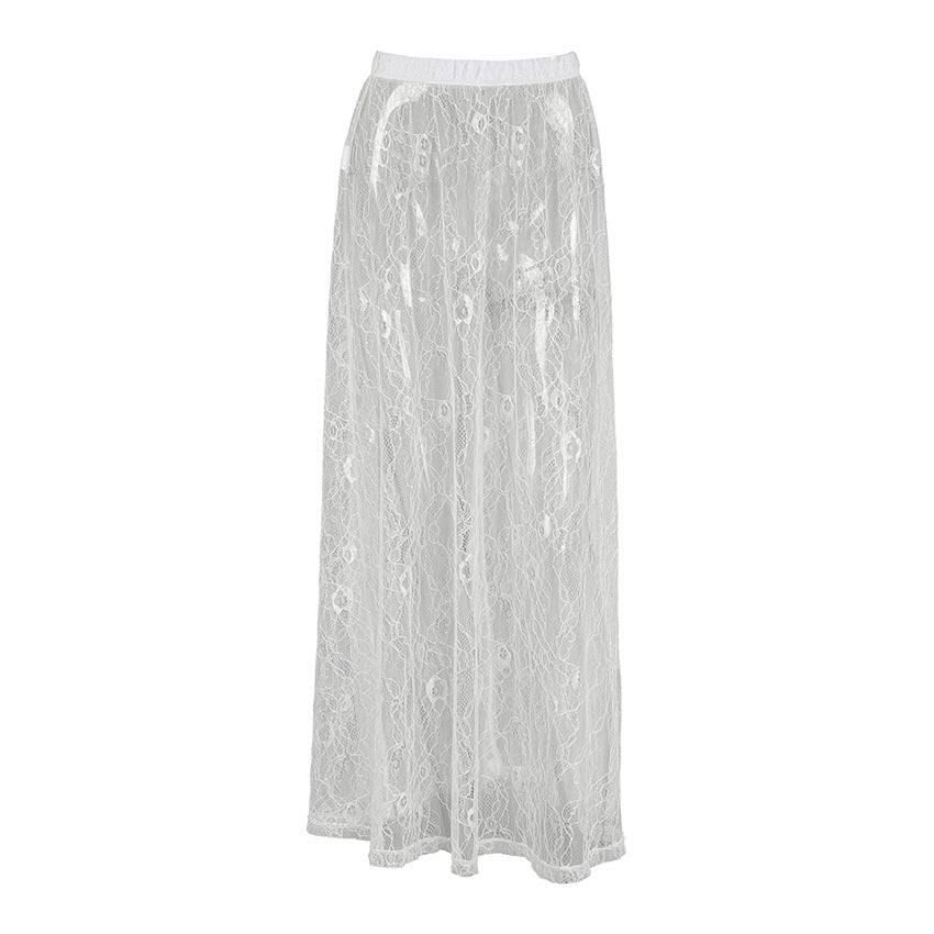 Dame Elegant Spidsebukser med blomstret design og høj talje Stilla