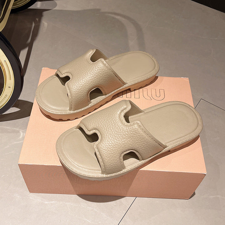 Dame Komfortable og stilfulde wellness-slippers med ergonomisk fodseng Stilla
