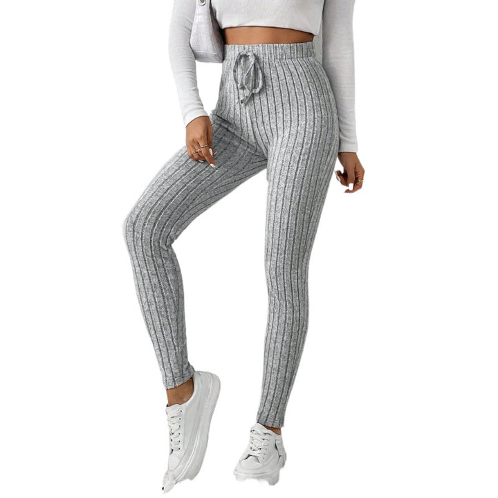 Femme Ribstrik Høj Talje Leggings Stilla