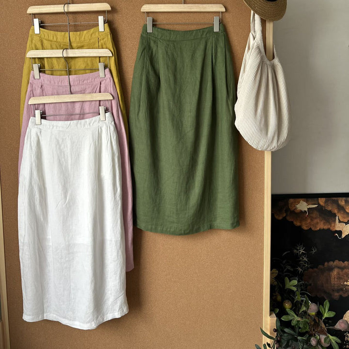 Femme Linned Wrap Skirt Stilla