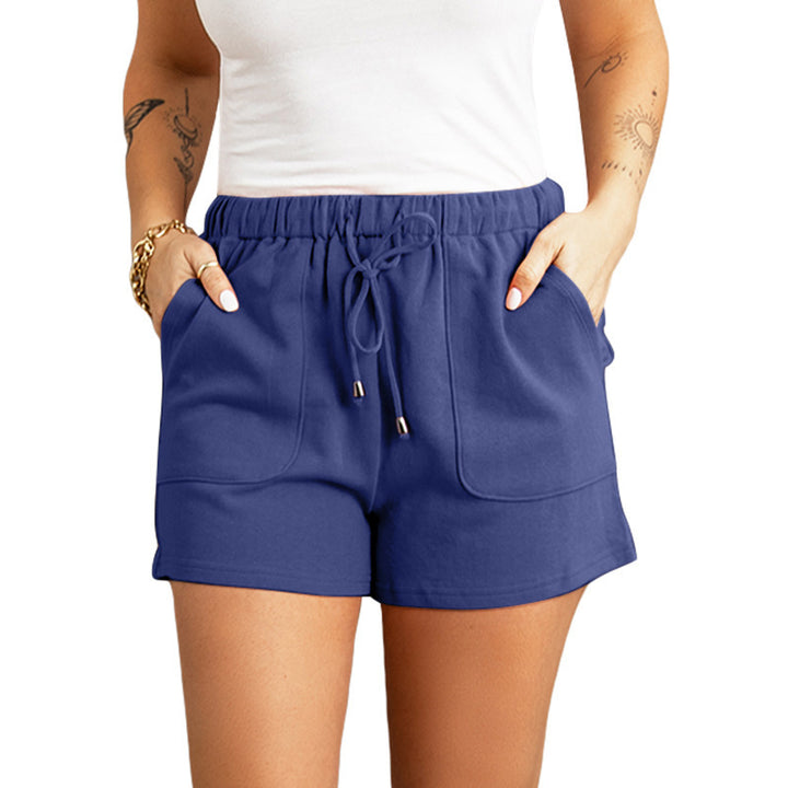 Dame komfortable shorts med elastisk talje og praktiske lommer Stilla