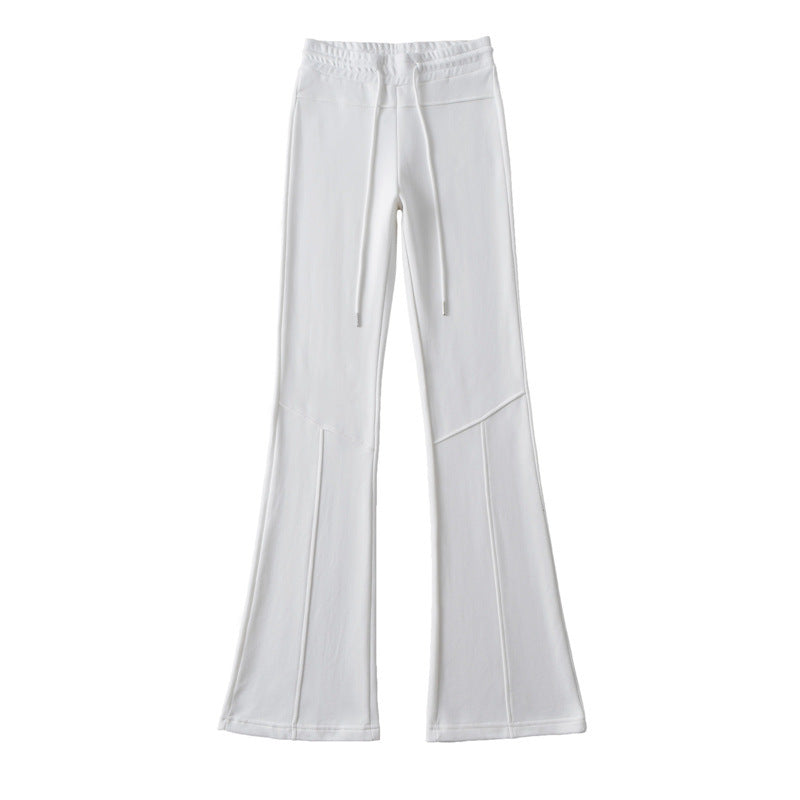 Dame trendy højtaljede flared leggings med åndbart materiale og elastisk talje Stilla