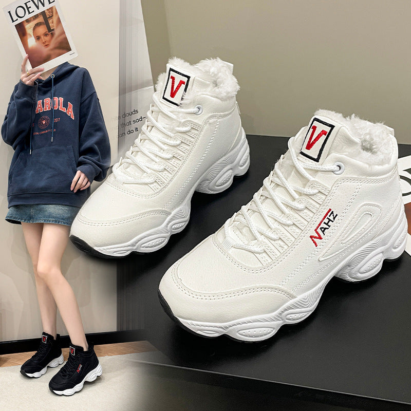 Dame High-Top Sneakers med blødt foder og skridsikker sål Stilla