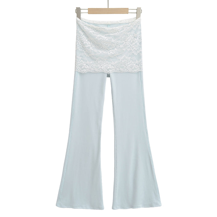 Dame Leggings med blonder og løs pasform Stilla