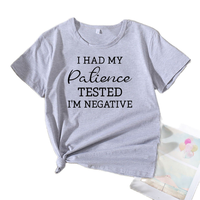 Dame Fritids Humor T-shirt Stilla 1751262452