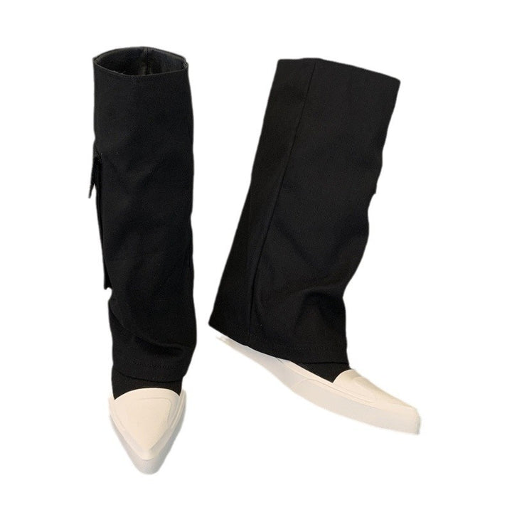 Dame over-knæ støvler med mode tekstur og elegant sneaker-stil Stilla