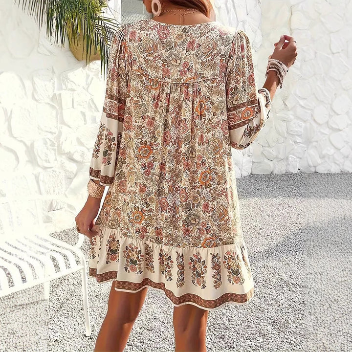 Dame floral sommerkjole Stilla