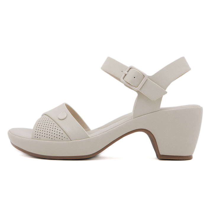 Dame Komfort-sandaler med elegant blokhæl og justerbar rem Stilla